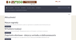 Desktop Screenshot of inprod.pl