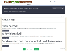 Tablet Screenshot of inprod.pl